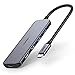Price comparison product image UGREEN USB C Hub, 5 IN 1 Type C Hub with 60W PD Charging, 4 USB 3.0 Ports OTG Adapter, Thunderbolt 3 Dock Compatible with Macbook Air/Pro 2020/2019, Dell XPS, Surface Go 2, Laptop, and More