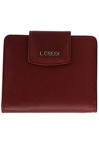 L.CREDI Maranello Porte-Monnaie en Cuir pour ranger cartes et monnaie