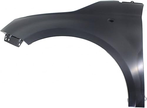 Para Fiat 500 2012-2019 guardabarros delantero lado del conductor  con orificios de moldeo laterales  Reemplazo para 68070509AC  FI1240100  Recorte
