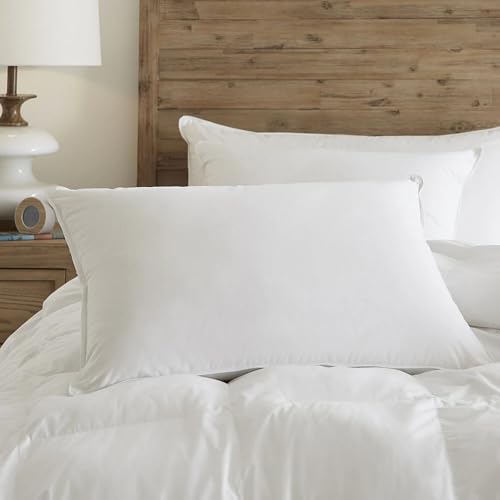 Set 2 Almohadas Pluma y Plumón King Blanco miniatura 3
