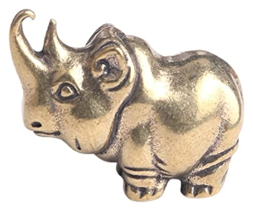Statue rhinocéros en cuivre chinois : le cadeau porte-bonheur idéal