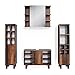Produktbild Vicco Badmöbel Set Badezimmermöbel Fynn Spiegelschrank Unterschrank Hochschrank Midischrank Wäscheschrank Hängeschrank Waschtisch (Old Style) (Badmöbel Set 8)