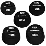 HYPERWEAR Boulder® Strongman Sandbag – 100 lb Capacity Heavy-Duty Neoprene Loadable Sandbag for Strength, Carries & Full-Body Training