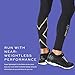 2XU Men's Light Speed Compression Tights - Lightweight & Flexible Support for Improved Running Performance - Black/Gold Reflective - Size X-Large