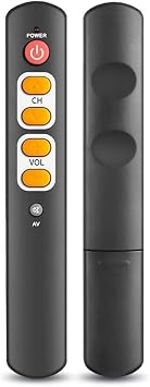 URCET 2PCS Universal 6 Button Smart Remote Control IR Copy Learning Function Remote Control for TV B DVD DVB VCR A
