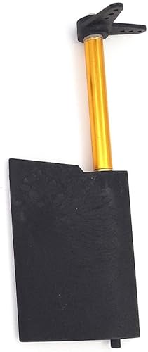 Miniatura 3 de Timón sumergido de nailon con brazo servo para barco RC de 43.3 in-51.2 in, escala de barco a control remoto, modelo de barco de pesca (3.031 in*