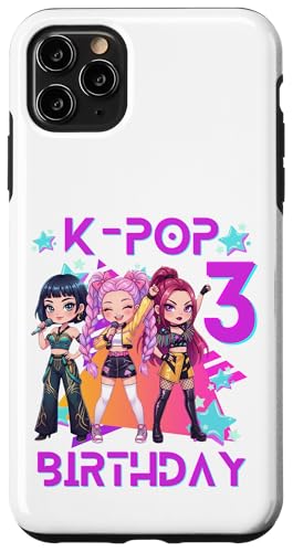 Funny Chibi Kpop Girl It's My 3rd Birthday �X�}�z�P�[�X iPhone 11 Pro Max �p