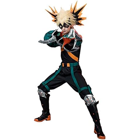 Cosfun Bakugou Katsuki Cosplay Hero Costume Full Suit mp005561 - Multi - XL Cover