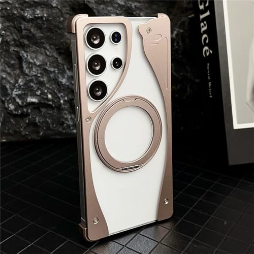 Coque anti-jaunissement Samsung S23 Ultra, protection métal sans cadre rigide