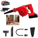 Hooha Akku Laubbläser 21V Gebläse Mit Turboschalter Luftstrom: 2.3 m³/Min 3000W 1,5kg Handstaubsauger Blasgeschwindigkeit 230km/h Kabellos Laubgebläse Für Blasen Saugen Und Häckseln Von Laub