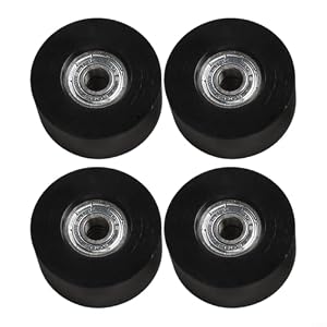 Rudermaschinen-Sitzrollen, Nylon-Stahlrollen, für Wasserruderer-Ersatz, hohe Belastung, Fitness-Gleiter, 45 x 21 x 8 mm, 4 Stück
