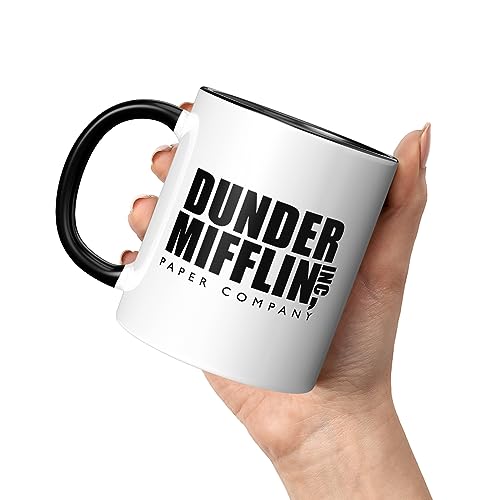 Caneca xícara de cerâmica porcelana série The Office Dunder Mifflin Michael Scott com embalagem para