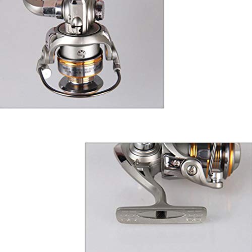 Szkn Fishing 6 Rolamentos Mini na Palma Proporção 5.2:1 Nylon 66 + Material de Fibra de Vidro Mini C