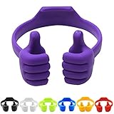 7 Pack, Cell Phone Tablet Holder, Honsky® Thumbs Up Multi-angle Cute TPU Plastic Universal Flexible Phone Tablet Bed Desk Stand for Kitchen, Office, Bedroom, Bathroom, for Apple iPad Mini 4 3 2 iPhone 6/6S Plus 6+ 5C 5/5S, 4/4S ?Samsung Galaxy S 7 Edge S 6 Edge Note 5 4 S 5, LG G3 G4 V10, Microsoft Nokia Lumia 950 830, HTC One M9 M8 Desire 816, Sony Xperia Z3 Compact, Motorola Moto G Nexus 6 Google Nexus 6P OnePlus 2 Blackberry ¨C Blue, Light Red, Black, White, Green, Purple, Deep Red Color