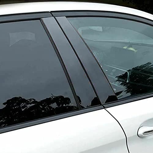 New Car Window B-Pillar Trim Stickers Door Pillars Wrap Film Styling Accessories - View #12