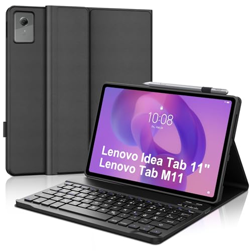 Funda de teclado Lenovo Tab M11 2024 de 11 pulgadas con acabado premium y soporte para lápiz