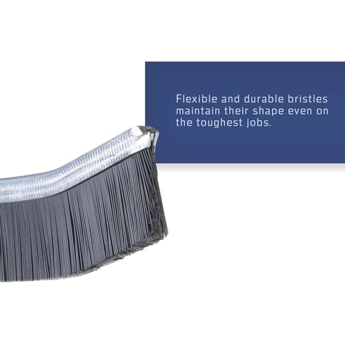 Image of The Dead Corners of Bathroom Grout Scrubber Deep Bathroom Gap Brush Mutli-Surface, Angled for Household Cleaning, Kitchen Cleaning and Home Grey.