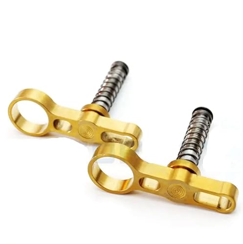 Lightweight Titanium Hinge Levers for Brompton (Gold)