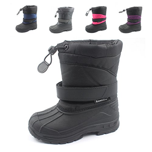 Cold Weather Kids Childrens Snow Boots Unisex (Toddler/Little Kid/Big Kid) Many Colors