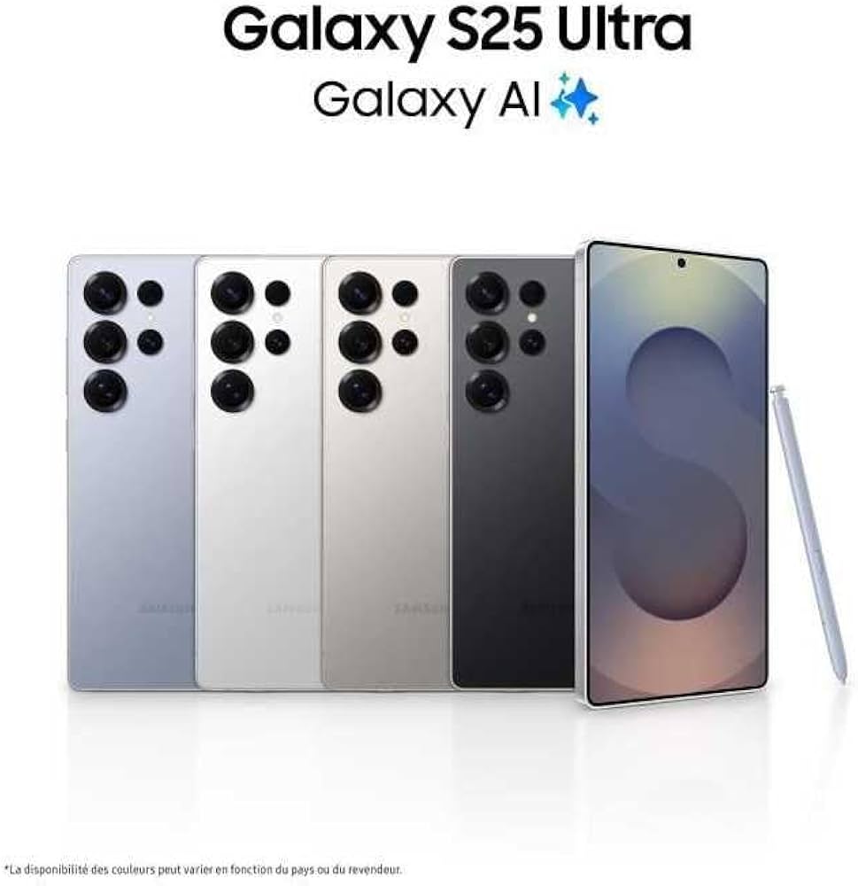 Samsung Galaxy S25 Ultra Handset 256GB - Titanium Whitesilver