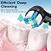 Toothbrush Heads Compatible with Oral B iO 2/3/4/5/6/7/8/9/10,Gentle Teeth & Gum Care Toothbrush Heads Compatible with Oral B iO Series Electric Toothbrush,Black