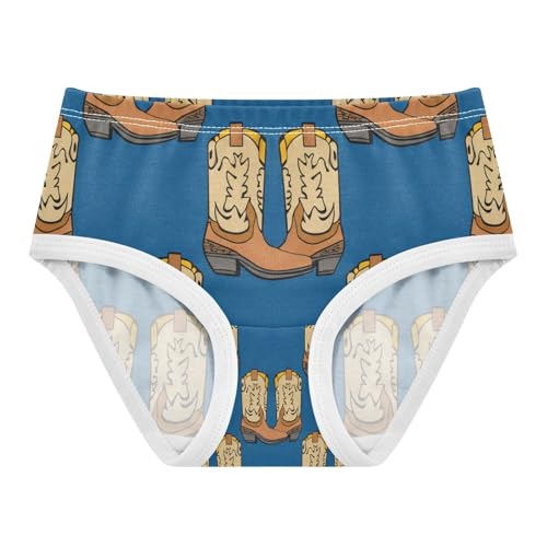 Cartoon Western Cowboy Boots Toddler Girls's Underwear 2T 202c1126
