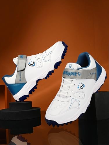 Image of PRO KVH Men's Cricket Spikes Shoes | Extended Plus Series with Maximum Energy Return, Upgraded for New Generation of Cricket | Rubber Toe for Stability and Support