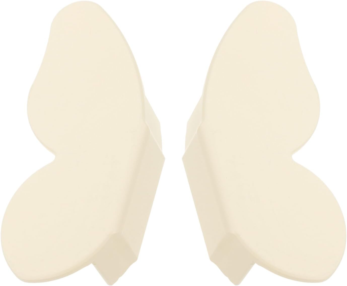 BESPORTBLE Butterfly Drawer Pulls 32mm Beige Aluminum Alloy Cabinet Knobs