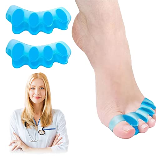 Separador de dedos de silicona para camilla de dedos, corrector de todos los dedos de los pies, soportes para juanetes, extensores de dedos de Hallux Valgus, soportes de dedos de tamaño universal Cover