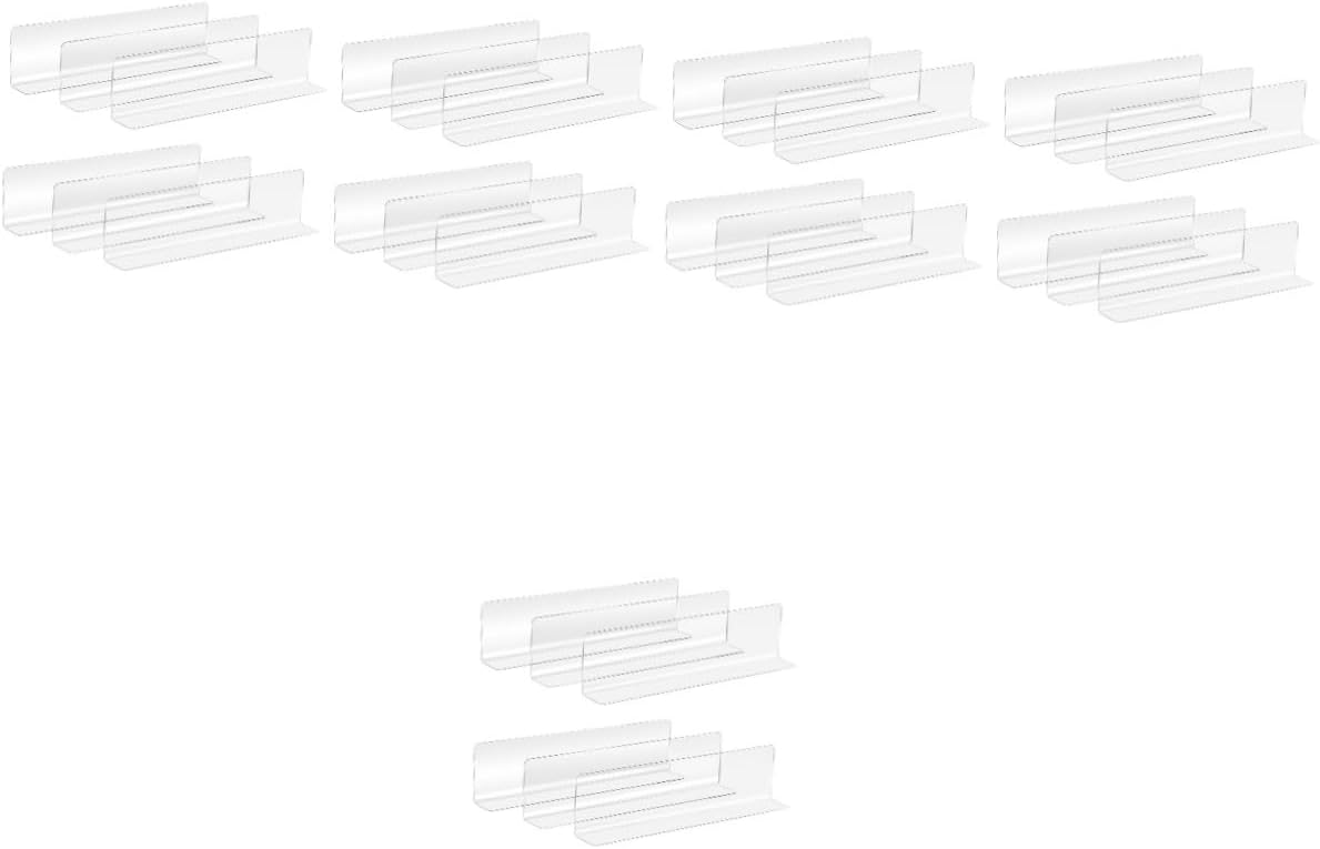 30pcs Supermarket Blockers Sturdy Shelf Dividers Wall Shelving Dividers