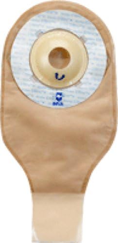 Marlen fabricación Ultralite una sola pieza precortado drenable bolsa con Aquatack Hidrocoloide profundo Convexo Barrera apertura de 1", 9" de largo