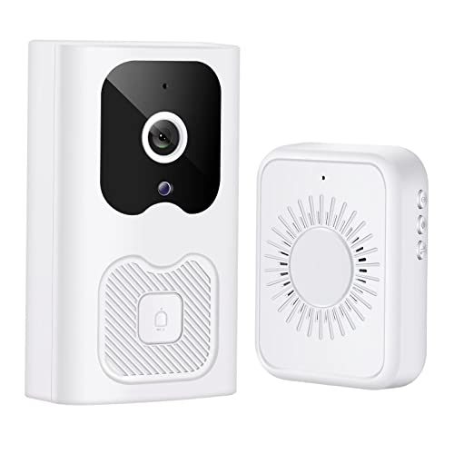 Generic Campainha de vídeo inteligente, câmera de interfone 60 graus grande angular com 48 sinos par