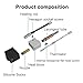 AubeamWenJ 1 Pcs Full Metal Hotend Extruder Print Head Kit Kobra 3 Hotend, Extra 1 Pcs High Temperature Hardened Steel 0.4mm Nozzles and 2 Pcs Silicone Socks for Anycubic Kobra 3 3D Printer
