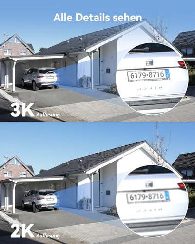 Imou 3K/5MP Solar Überwachungskamera Aussen Akku mit KI Personen-/Fahrzeugerkennung, 360° PTZ WLAN IP Kamera Outdoor Kabellos… – Ansicht 2