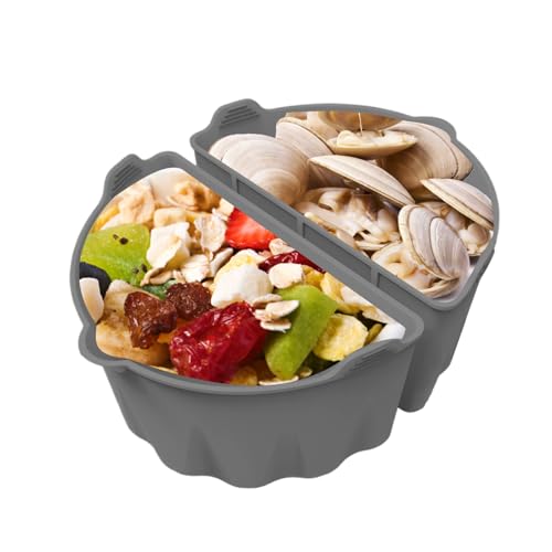Separador para Ollas de Cocción Lenta,1 Par Apto para Utensilios de Cocina de 5-7 L - Funda de Silicona Reutilizable para Olla de Cocción Lenta | Para Verduras Sopa Pollo Pescado Camarón Patata