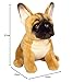 Teddy Hermann 91987 Französische Bulldogge 27 cm, Sonderedition Lieblingshunde, Kuscheltier mit idealem Recyclinganteil (Füllmaterial)