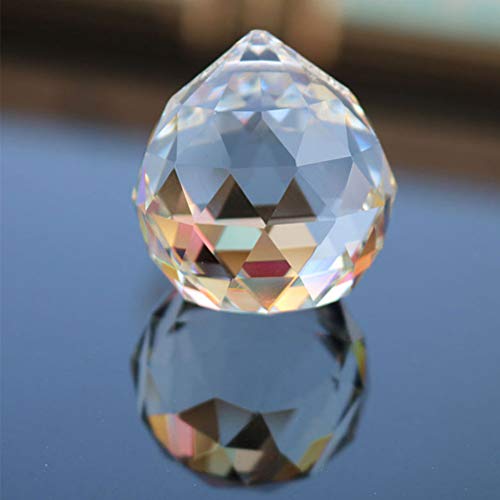 4 Pcs Bola de Prisma de Cristal Transparente Diy Craft Suncatcher Prisma Charms Interior Do Carro Pe