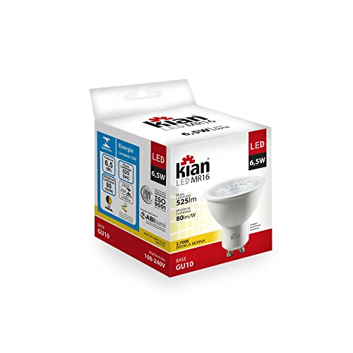 Kian - Lâmpada Led MR16 6,5W 2,7K