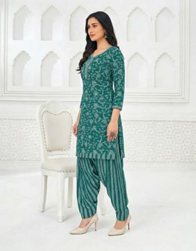 Image of Yashika Women'S Unstitched Crepe Dress Materials | Crepe Salwar Suit For Women | Suit Material For Women Unstitched