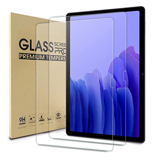 Tablets Samsung WD&CD 2 Piezas Protector de Pantalla Compatible para Samsung Galaxy Tab A7 10.4 2020, 9H Dureza, Alta Definicion, Cristal...