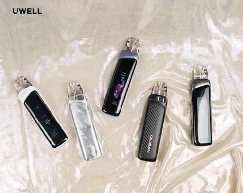 Uwell Caliburn G4 PRO Stripe Black – E-Zigarette/Vape mit OLED, 1800 mAh Akku bis zu 35 W – Modernes Pod Kit für Einsteiger & PROfis, USB-C Schnellladung, Airflow, 2 ml Tank, für MTL & RDL