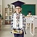 COCHIE Metal Kindergarten Graduation Medal with Graduation Honor Stole Sash, Grad Award Medals with Lightweight Neck Ribbon, Grad Gift Party Favor Supplies (Owl)