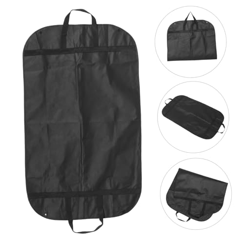 PRETYZOOM Thick Garment Bag for Suits and Dresses Non-Woven Fabric Storage Cover 1-Piece Lightweight Suit Luggage Organizer for Travel and Wardrobe Protection Breathable and Wrinkle-Free3