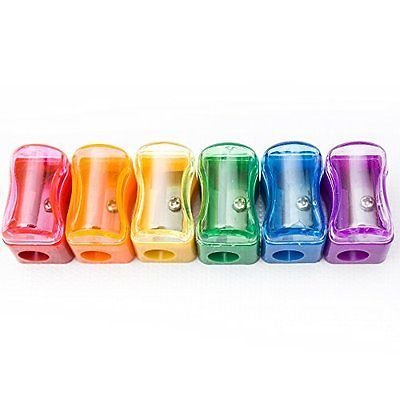 Tytroy Bulk 72 Pieces Assorted Color Miniature Plastic Pencil Sharpeners With Covers For School And Classroom Supplies #TOP2