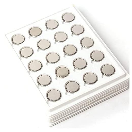 anmas rucci 200PCS CR2032 Lithium Battery Batteries 3V Coin Button Cell for LED Tea Light Candles, CR2032 3v Lithium Battery, 230mAh 3V Coin Battery