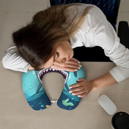 Almohada de viaje con espuma viscoelástica y diseño ergonómico miniatura 6