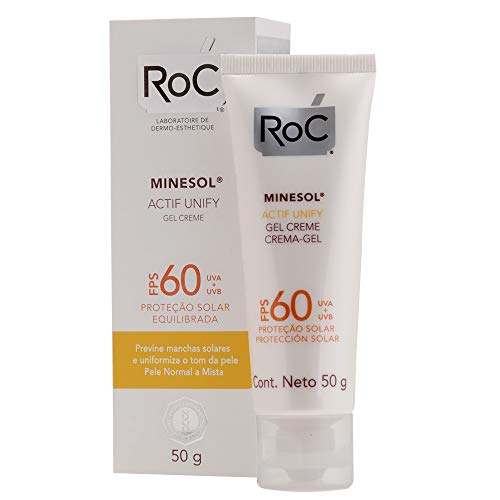Protetor Solar Minesol Actif Unify FPS 60, Roc, 50g