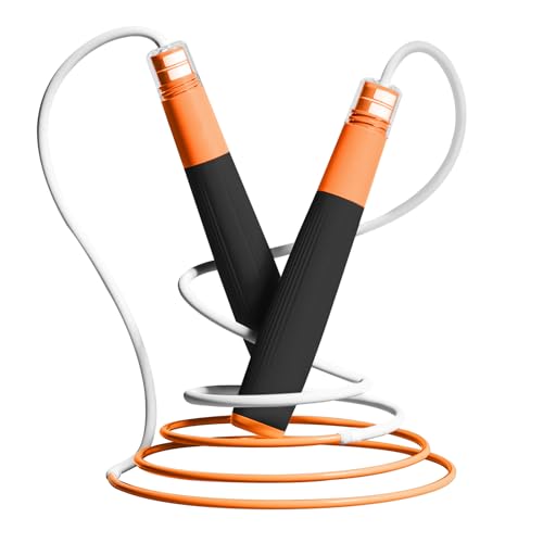 Gaoykai jump rope for kids women and men,Lightweight jump rope with double ball bearing system, Adjustable Tangle-Free Fitness Skipping Ropes with Silicone Comfortable Grips (black)