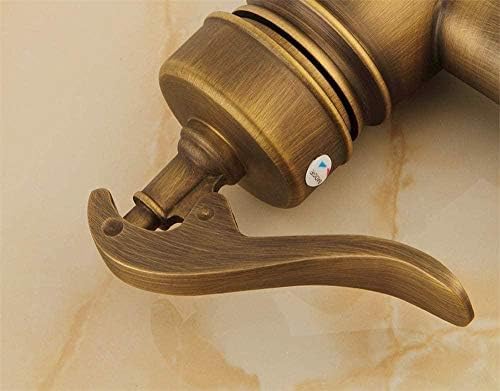 Robinet de lavabo cascade à jet large avec mitigeur monocommande rétro