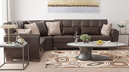 Sweet Home Stores AIR Reversible Corner Sectional Storage,